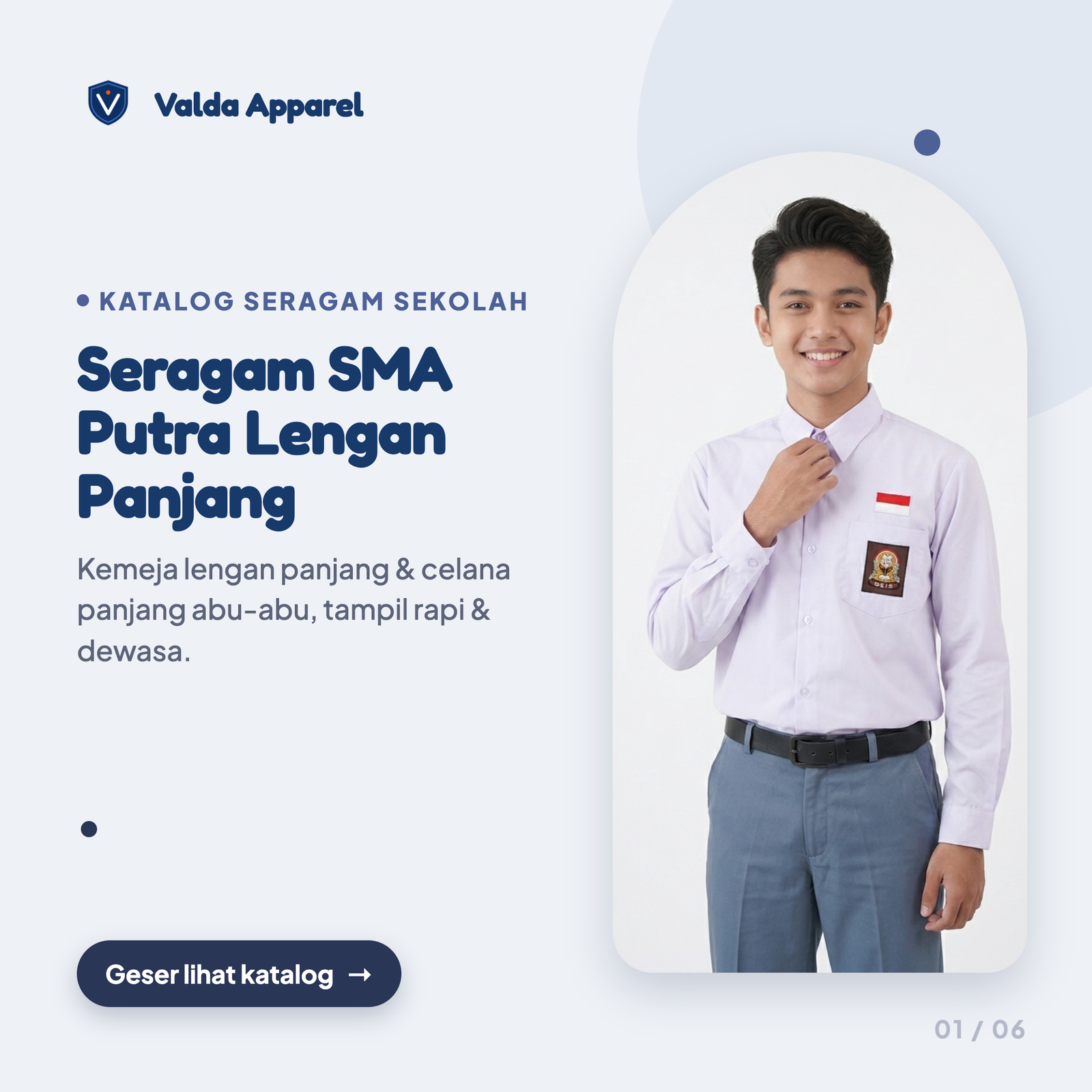 Seragam SMA Putra Panjang